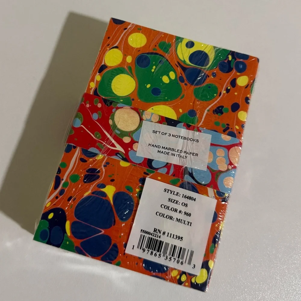 TORY BURCH Colorful Set of 3 Notebooks - Picture 3 of 3